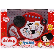 토이코코리아 뚱전자드럼, 레드, 1개