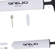 손잡이 수동 공기주입 펌프 휴대용 공 바람넣기 축구공 농구공 배구공 튜브, 1개, 그린