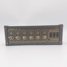 ELEKSHAKER USB排插，復古鍍金桌搭, 1個, 二代6電源口+3數據口（前三）