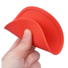 가성비 미끄럼 방지 깔끔한 실리콘 컵받침 원형, 1개