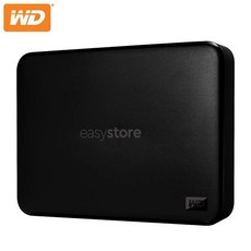 웨스턴 디지털 이지스토어 외장 USB 3.2 휴대용 하드 드라이브 (관부가세포함_미국정품), 블랙, 5TB