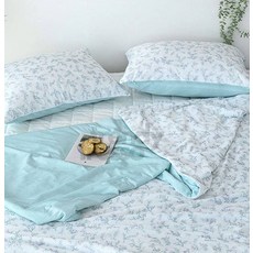 앤서룸 비키 냉감차렵이불 SS 민트 여름이불