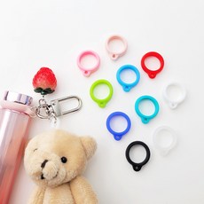 립밤 키링 실리콘 링 부자재 틴트 립스틱 고정 홀더 재료 [1개]