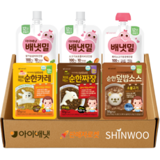 짜먹는 닭가슴살비트100g 1개+소고기브로콜리100g 1개+흑미소고기청경채진밥100g 1개+순한소스 카레 50g 1개+짜장50g 1개+소불고기50g 1개, 1개