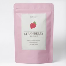 무첨가 무설탕 동결건조 과일칩 딸기칩, 3개, 35g