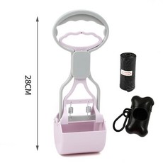 精選優品 撿便器 拾便器 折疊拾便器 拾便袋 剷屎神器 便攜折疊狗狗拾便器外出遛狗不臟手撿便器狗屎夾子家用剷屎, 小號魅力紫（套餐一）, 1個