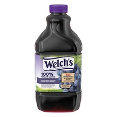 웰치스 100% 포도 주스 Welch's 100% Concord Grape Juice No Sugar Added 64 oz, 1개, 1ml