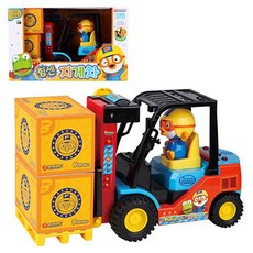 아기장난감 뽀로로 자동차 힘센지게차 3살 방과후교실 자동차놀이 남아선물, 1개