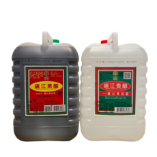 鑫山 白醋，傳統釀造，酸度適中，去除腥味，居家烹調清潔好幫手, 4個, 5L