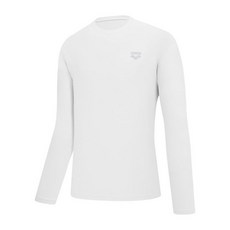 [백화점 정품] 아레나 코어 레귤러핏 롱슬리브 래쉬가드 A6BM1RR43 WHT ( 택가격과 다를 수 있습니다)