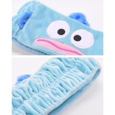 한교동 세안밴드 산리오 정품 귀여운 세안 세수 헤어 밴드 메이크업 잔머리 고정 캐릭터 머리띠