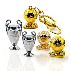 축구 팬 기념품 챔피언스 리그 트로피 장식품 골든 부츠 펜던트 합금 우승 기념품 선물용 팬 굿즈 서포터즈 용품, J_4cm 풋볼 컵 홀더, 1개