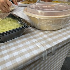 식탁보 고정 테이블보 집게 홀더 고정클립 투명 4P, 1
