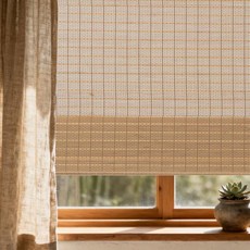 아티딕스 로만 셰이드 회색빛 블루 스트라이프 차단 커튼 무선 원단 맞춤 로만 셰이드 창문 문 농가용