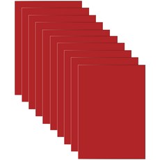 다한진 컬러 포맥스판 A3(297mm420mm*2T) 두께2mm 교재용 미술용 DIY용, 10개, 적색