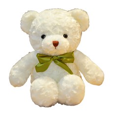泰迪熊娃娃, 絲帶白色