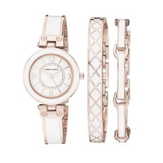 ANNE KLEIN 時尚閃耀水晶手環手錶三件組 (多款任選)