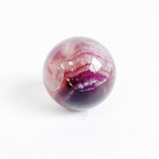 мσσи_нασ ᙏ̤̫͚ 黑39 螢石球 絲質 山形千層 帶彩虹光 紫螢石 粉螢石 透明螢石, 1個