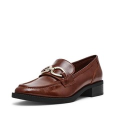 앤클라인 Anne Klein 여성용 Korrie 버클 로퍼 코냑. 9 와이드