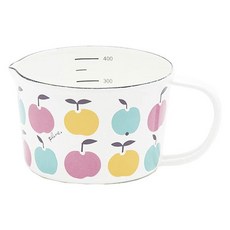 다마하시 스밋코구라시 법랑 계량컵 S 일본제, 1개, 화이트, 450ml