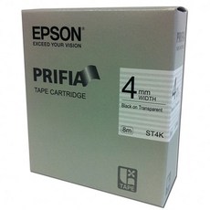 엡손 라벨테이프4mm ST4K.투/흑글씨.1개 han35650YK, 단일