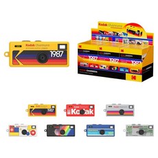 KODAK CHARMERA 키체인 디지털 카메라 블라인드 박스 싱글 (1개) 미니 카메라 디지캠 비디오 녹화 백 참 1.6메가픽셀 마이크로 SD 카드 슬롯 초보자, Single Box