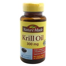 Nature Made 萊萃美 磷蝦油 300 毫克軟膠囊, 1罐, 60顆