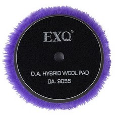 EXQ 5인치 듀얼 하이브리드 퍼플 울패드 DA9055 낱개, 1개