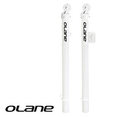 오레인 맨홀식 족구지주(W725) 1세트 열처리 분체도색, 화이트