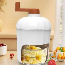 주방기구 디저트 빙수제조 여름간식 수동회전식 가정용 제빙 얼음갈이, 상세페이지 참조