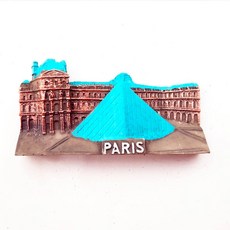 냉장고 자석 기념품 노트르담 대성당 스티커 유럽스타일 스위스 독일 이탈리아 레진, green