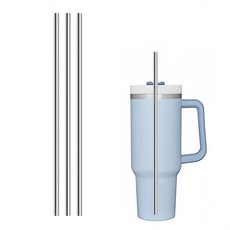30oz 40oz 스탠리 스타벅스 호환 스테인리스 롱빨대 3EA