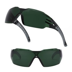 RAUOJOS 보안경 작업 보안경 김서림방지 방수의 고글 스포츠 고글 ROS-SG247, 1개, 녹색