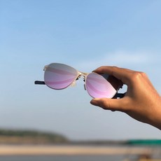 ROAV CHARLIZE SS009 鏡框:霧面金 鏡片:玫瑰金 折疊太陽眼鏡 折疊墨鏡 薄鋼 偏光太陽眼鏡 偏光墨鏡