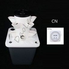 1세트 5 홀 2 계층 자동 타이밍 수경 재배 시스템 홈 가든 DIY 무토양 배양 수직 타워 야채 화분