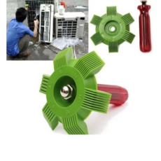 에어컨 핀 수리 콘덴서 빗 라디에이터 자동차 냉각 콘덴서 에어컨 청소 브러시, 1개