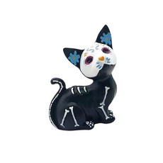 Multipurpose Resin Halloweens Sculpture Dog Cats Designs Home Decoration, C
