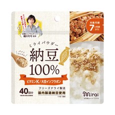 이유식 파우더 미라이 파우더 낫토 파우더 유아용 규격 적용 식품 대두