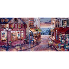 페레 상점가 밤거리 풍경 파노라마 1500피스 직소퍼즐 PR3767, 1개