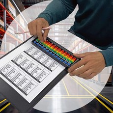 컬러 주판 13선 숫자판 공부 암산 연산 수학교구 수세기