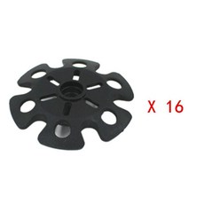 스키폴바스켓 스노우 그립 지지대 눈 하이킹 스틱 팁, 1개, 16개