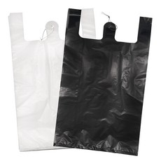 두꺼운 손잡이 마트봉투 중대형 벌크 70매 비닐봉지, 흑색4호 70매40x65, 1세트, 대(L)