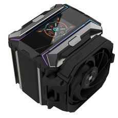 ALSEYE i600 Pro CPU 2.83 HD CPU 6 TDP 290W ARGB PWM FDB Intel LGA & AM5 AM4 쿨러 온도 표시, Black