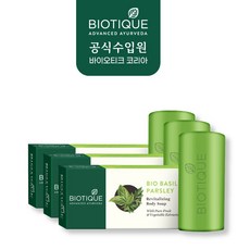 바이오티크 바질앤파슬리 비누, 150g, 3개입