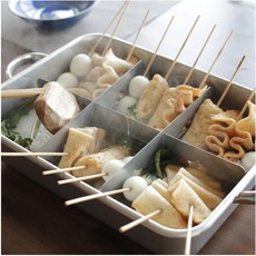 오뎅냄비 캠핑전골팬 어묵탕냄비 (인덕션대응 나무꼬지30개포함) - 까사니, 우드, 1개, 31cm, < 우드뚜껑만 발송! >