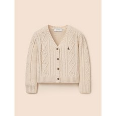 빈폴 키즈 키즈여아 피셔맨 가디건 카디건 - 레몬 521249