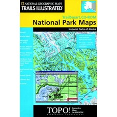 National GeoGRAPHIC 그래픽 TrailSMART 스마트 Parks 알래스카 지형도 CD-ROM (윈도우) 159877, National GeoGRAPHIC 그래픽 TrailS