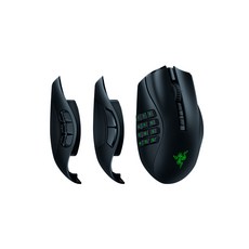[RAZER 공식 판매점] 레이져 MMO 게이밍 무선 마우스 Razer Naga 시리즈 LINE-UP, 블랙, Razer Naga V2 Pro