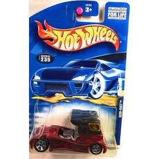 정품++ 핫휠 Hot Wheels 마텔 Mattel 2001 1:64 스케일 레드 반고속 다이 캐스트 자동차 #235, 정품++ 핫휠 Hot Wheels 마텔 Mattel 2