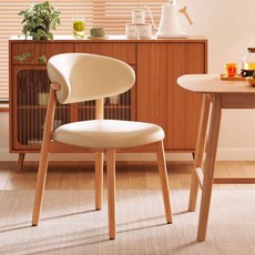 e바리바리 의자 테이블 모던 티테이블 카페 북유럽, 1개, 블랙 프레임 + 카키 가죽